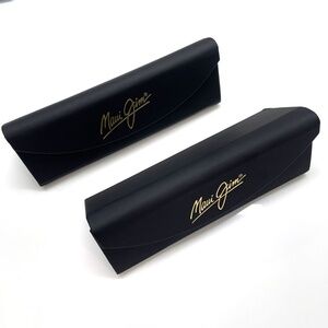 NWOT - Maui Jim Black Sunglasses/glasses Cases - Two Pack